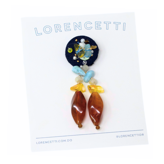 "Aurora Caribe: Deluxe Brooch"