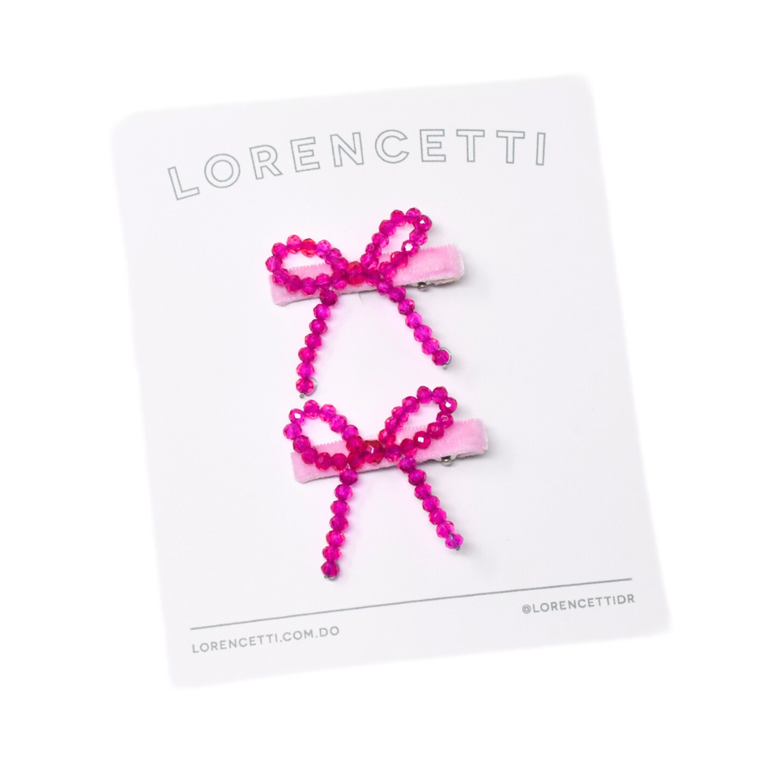 "Tokyo Hairclips: Fuschia"