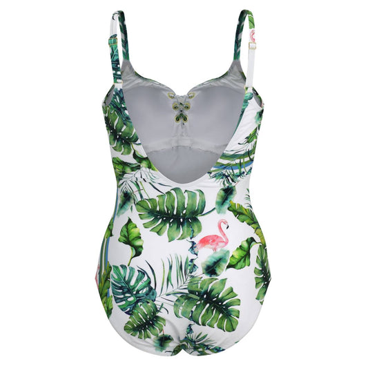 "Flamingo Bay: Traje de Baño Cordón"