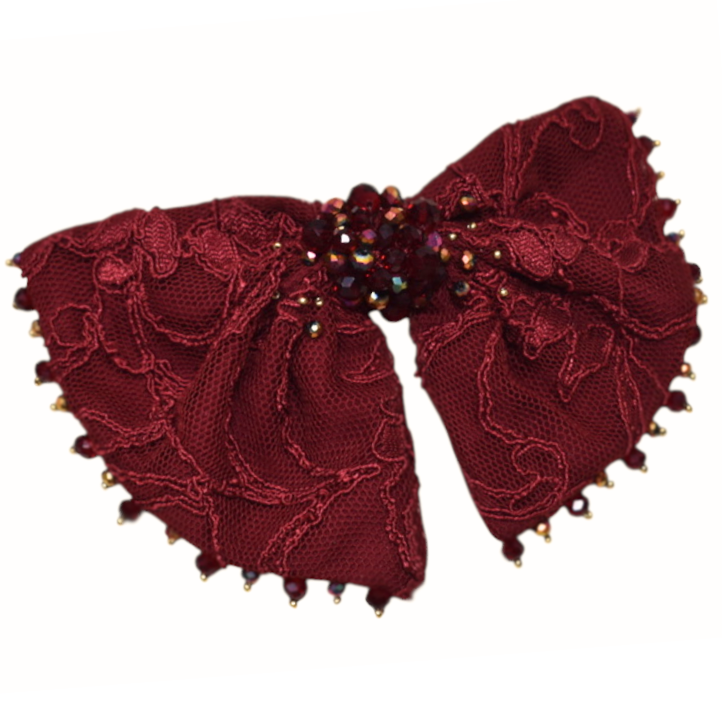 "Flowers Dressed in Wine: Midi Bow"