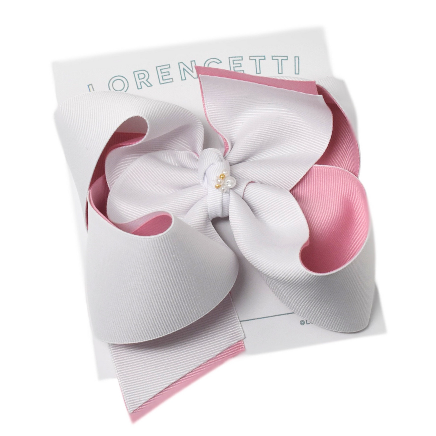 "Gros DUO: Blanco/ Rosa Palo"