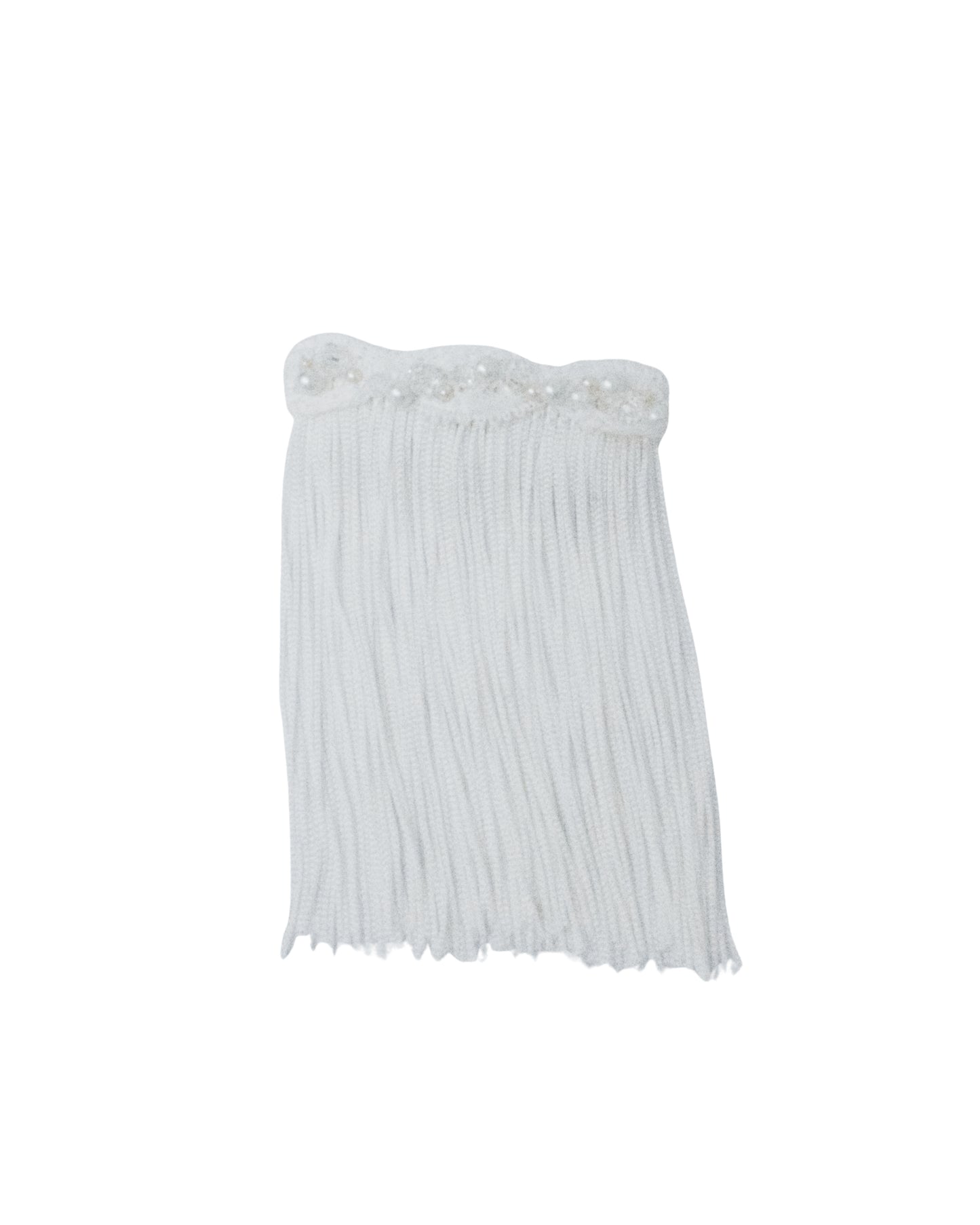 "Ivory Muse: Tocado Tassels"