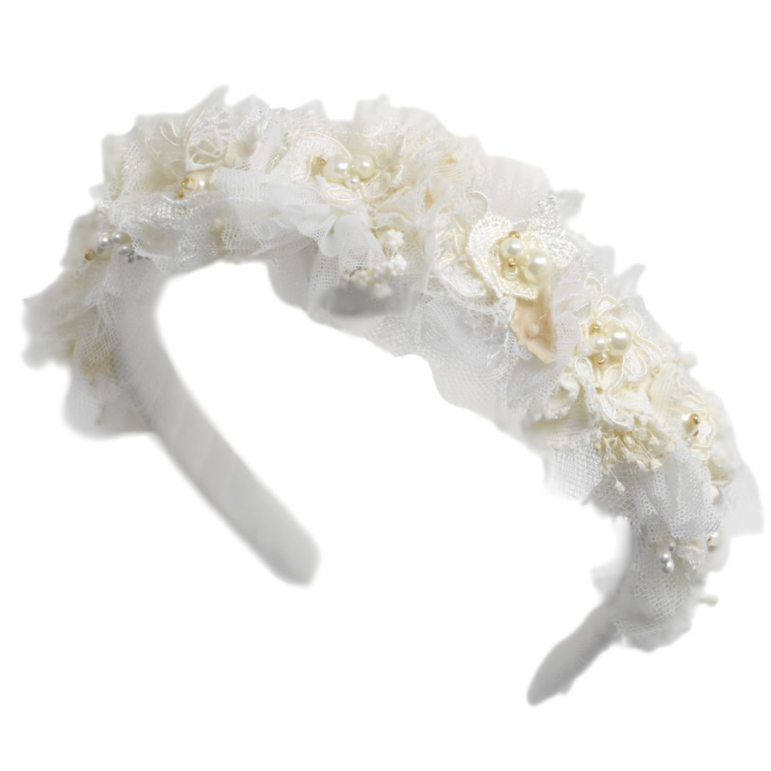"Corona de Encaje Ivory"