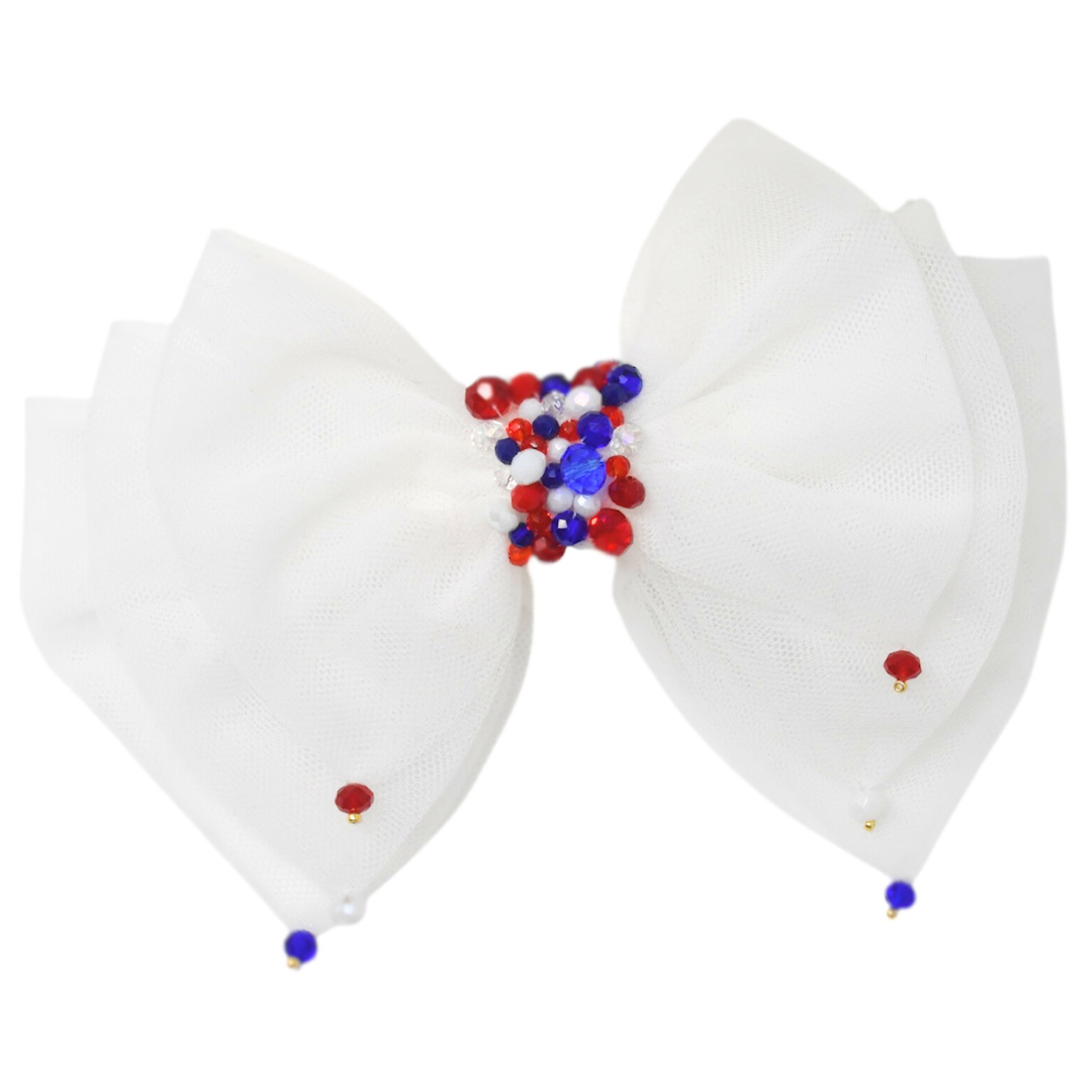 "Tricolor Party Bow"
