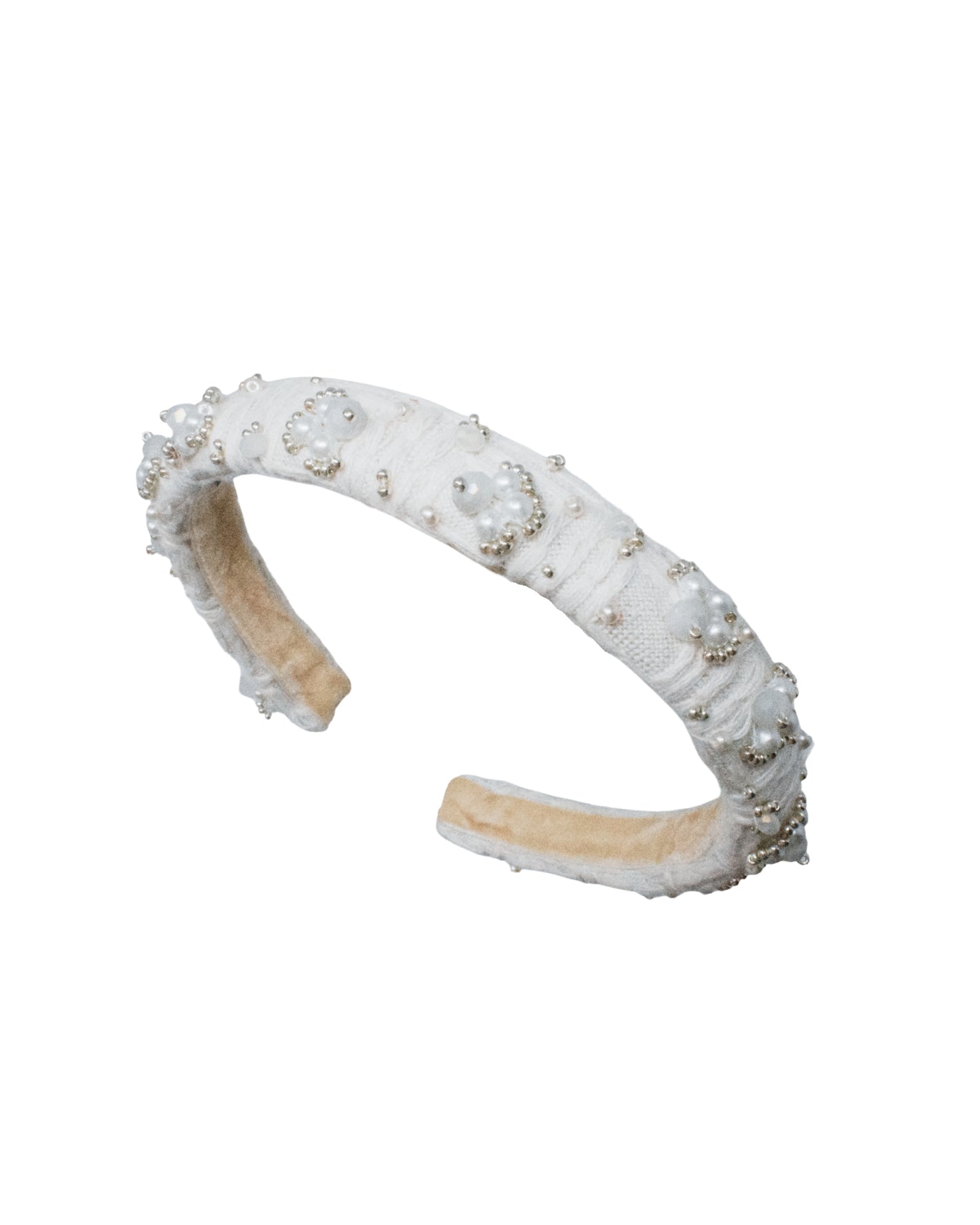 "Ivory Muse: Diadema Bolena Midi"