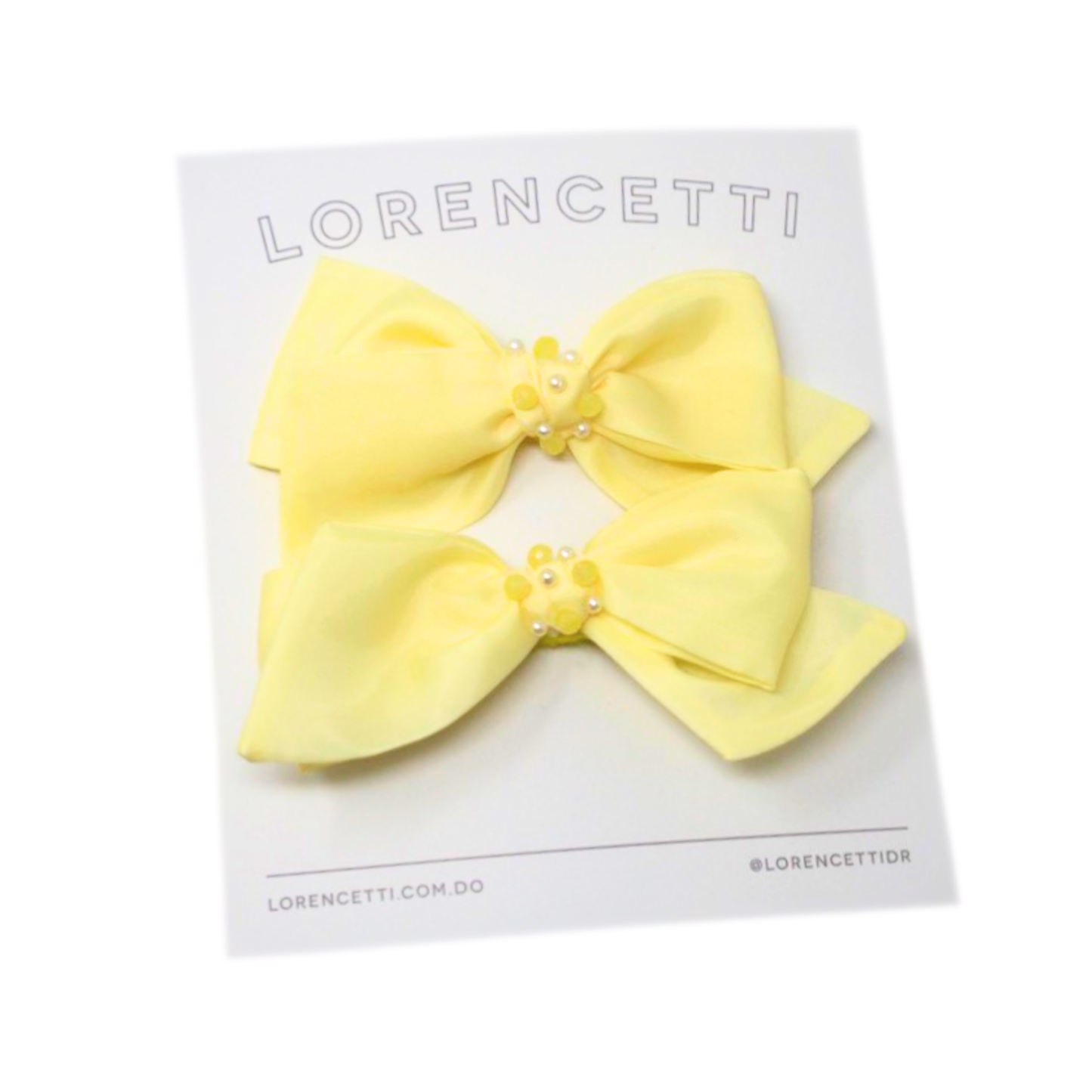 "Yellow Mellow: Mini Bows Set"