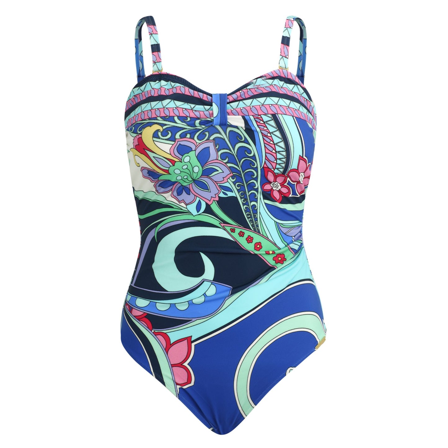 "Amalfi Coast: Traje de Baño Bandeau"
