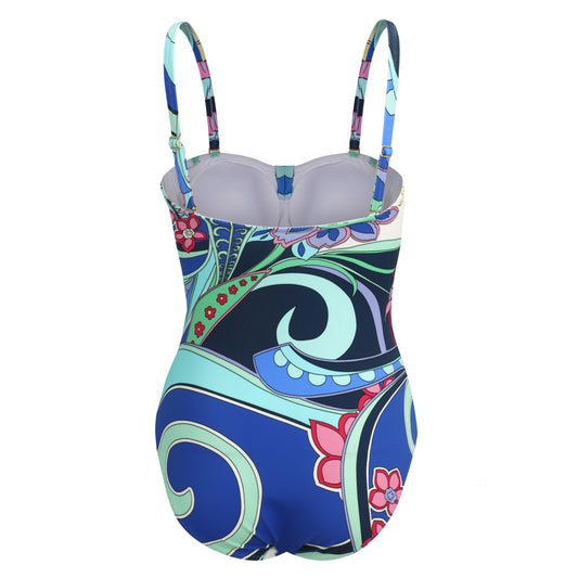 "Amalfi Coast: Traje de Baño Bandeau"