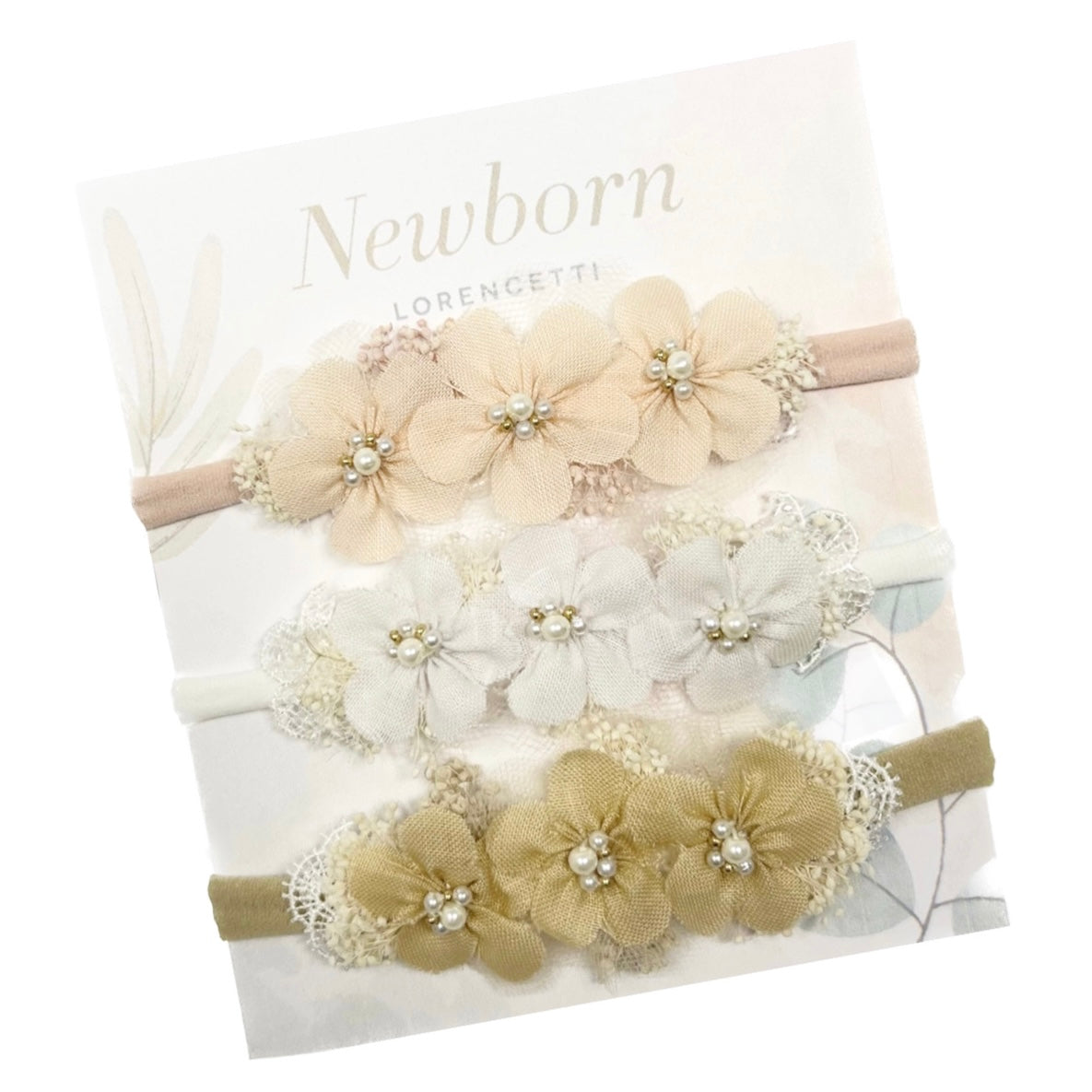 "Dainty Set: Peach/White/Cafe con Leche"