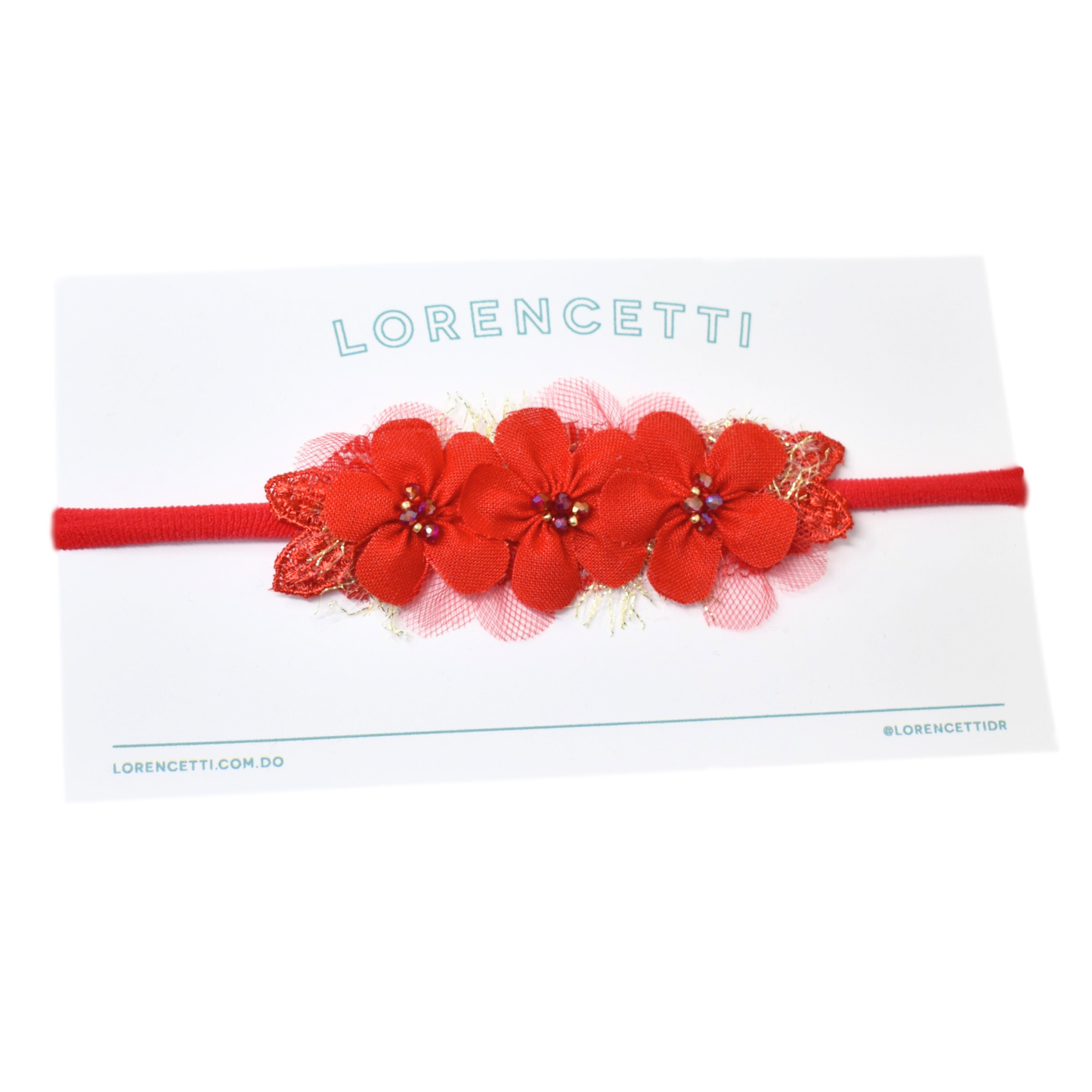 "Crimson Charm: Dainty Newborn"