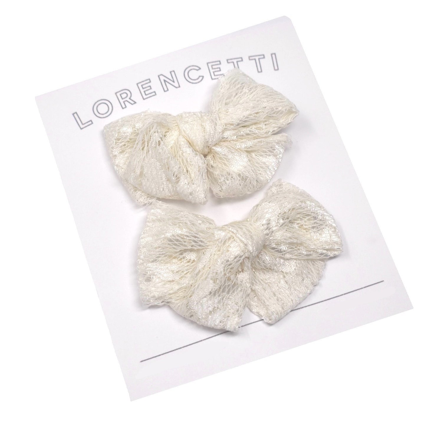 "Pigtail Lace: Bow Set"