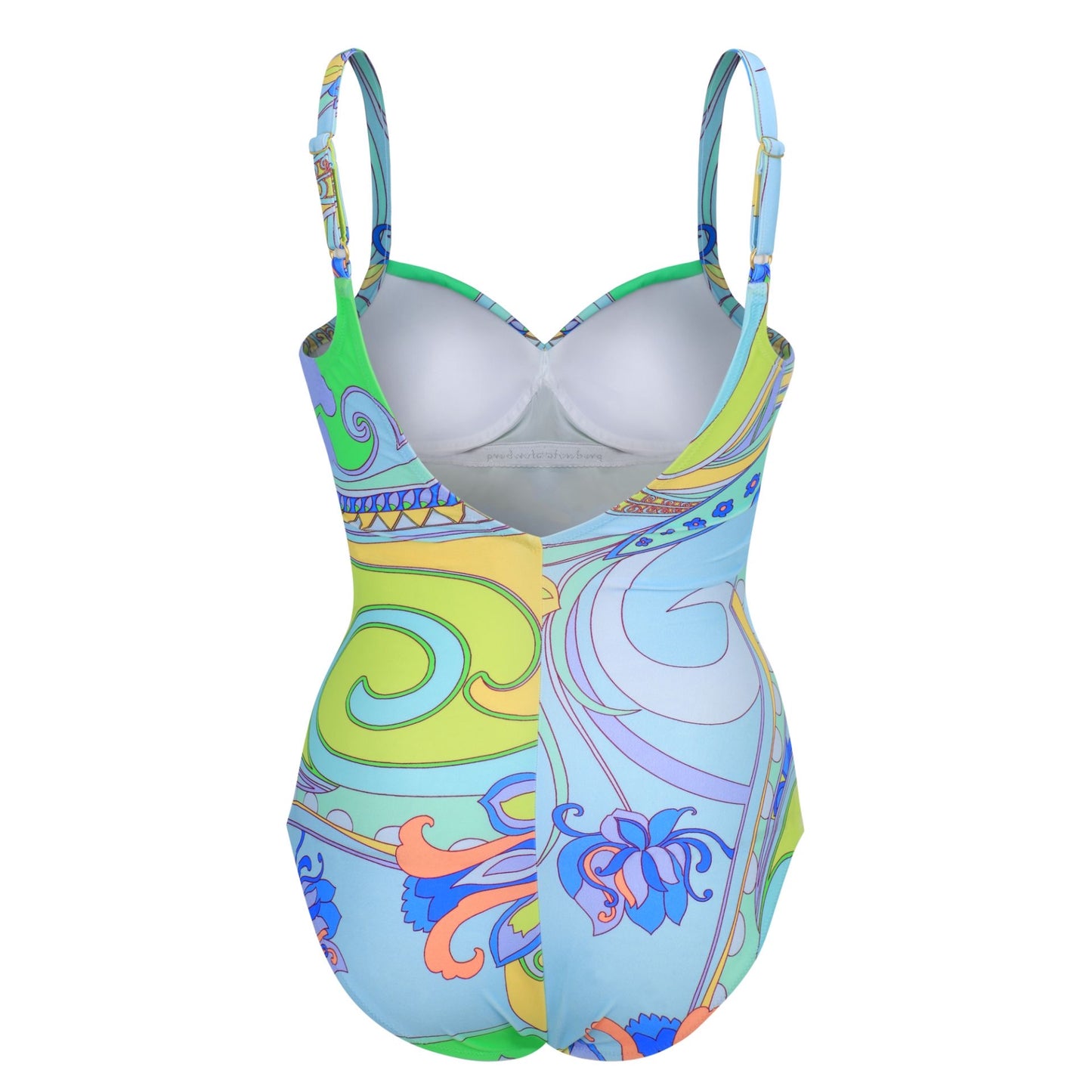 "Amalfi Coast Bright: Traje de baño con Copa"