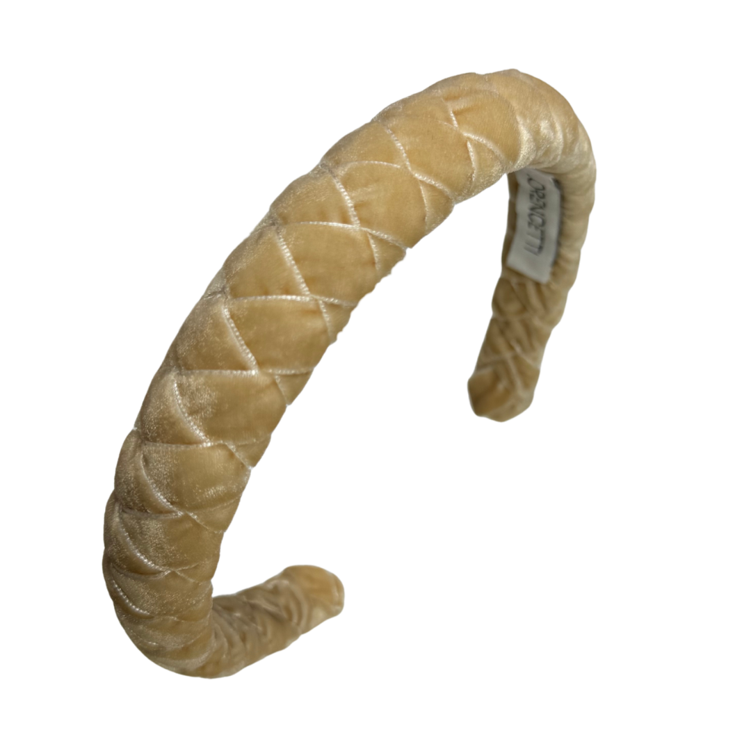 "Trellis Headband: Cream"