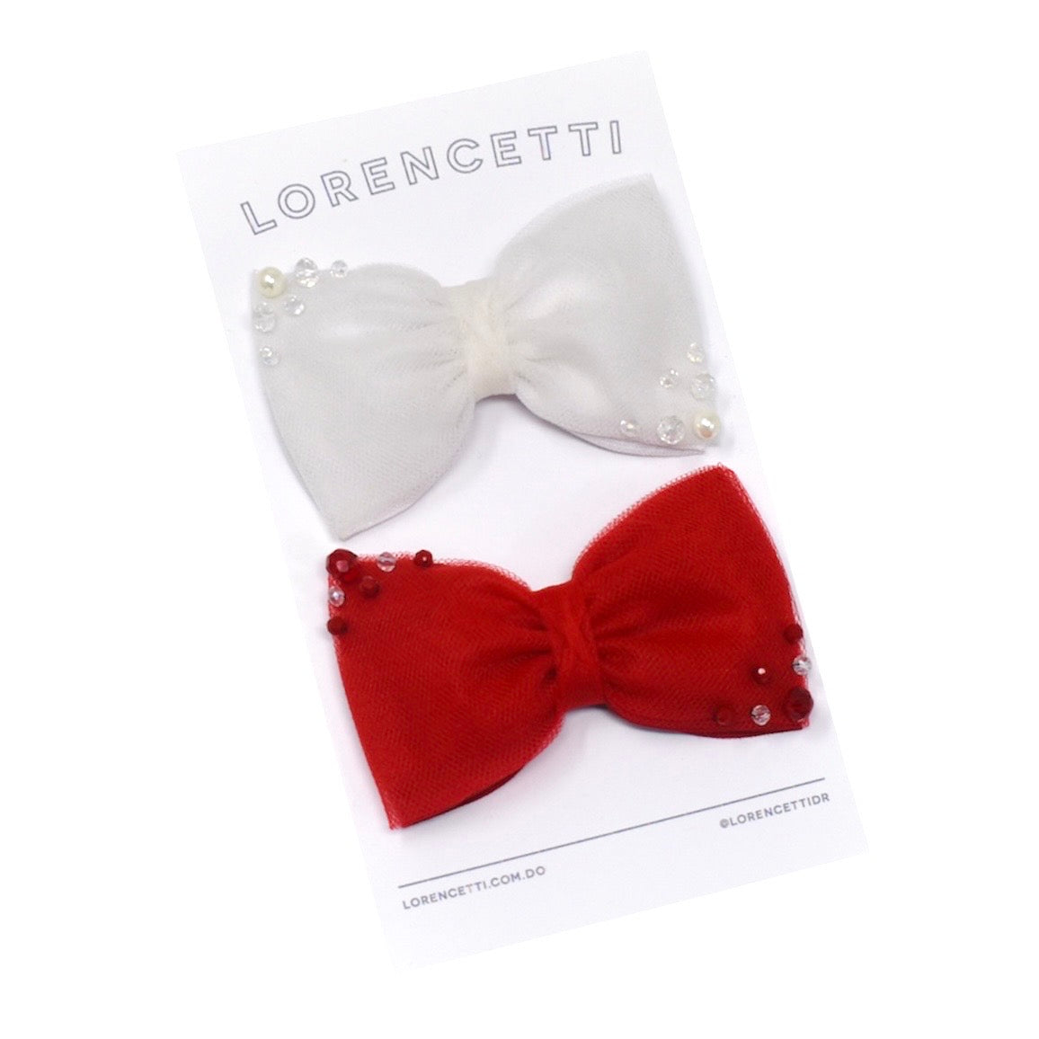 "Set Marilyn Mini: White/ Red"
