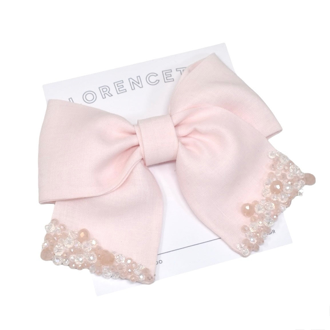 "Rosé Linen: Melina Bow"
