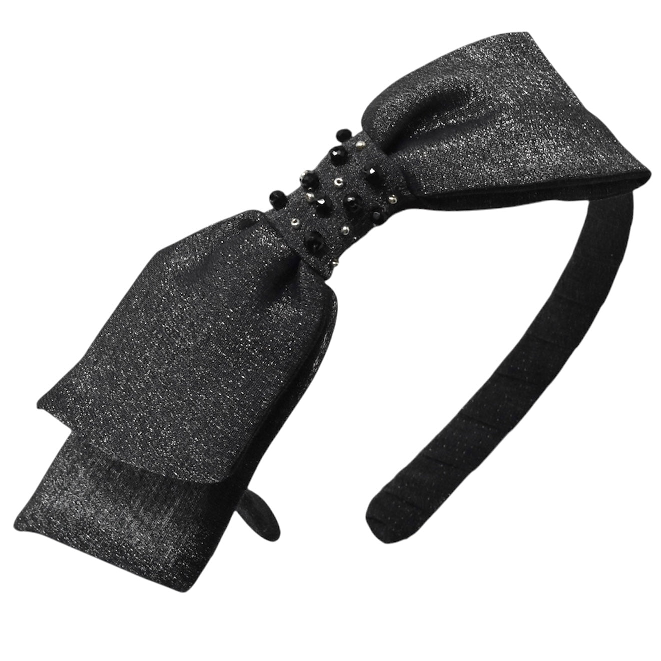 "Glam Noir: Cintillo Lazo"