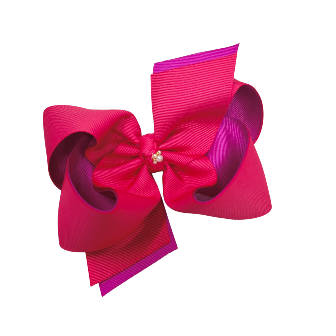 "Gros DUO: Fuchsia/Morado"