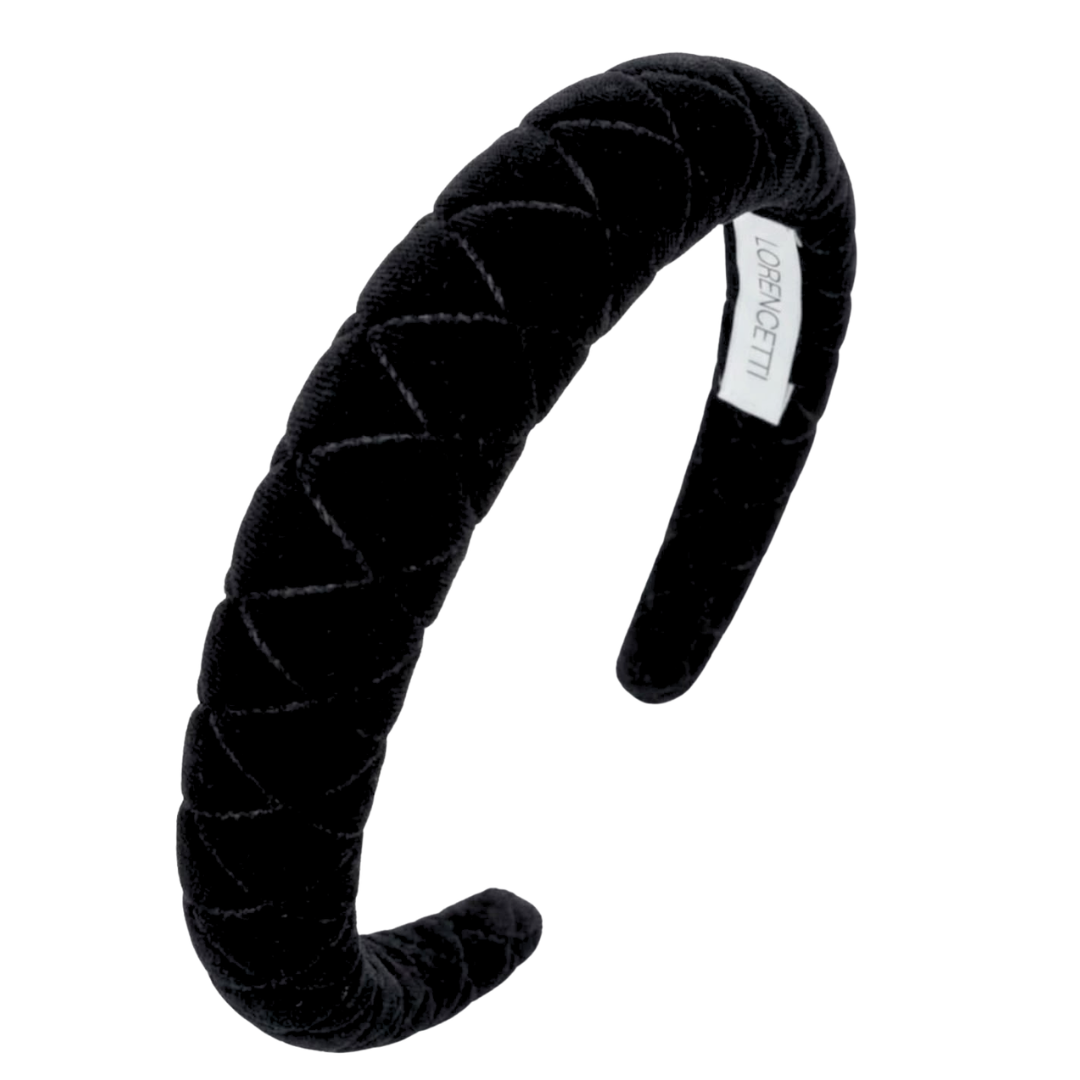 "Trellis Headband: Black"