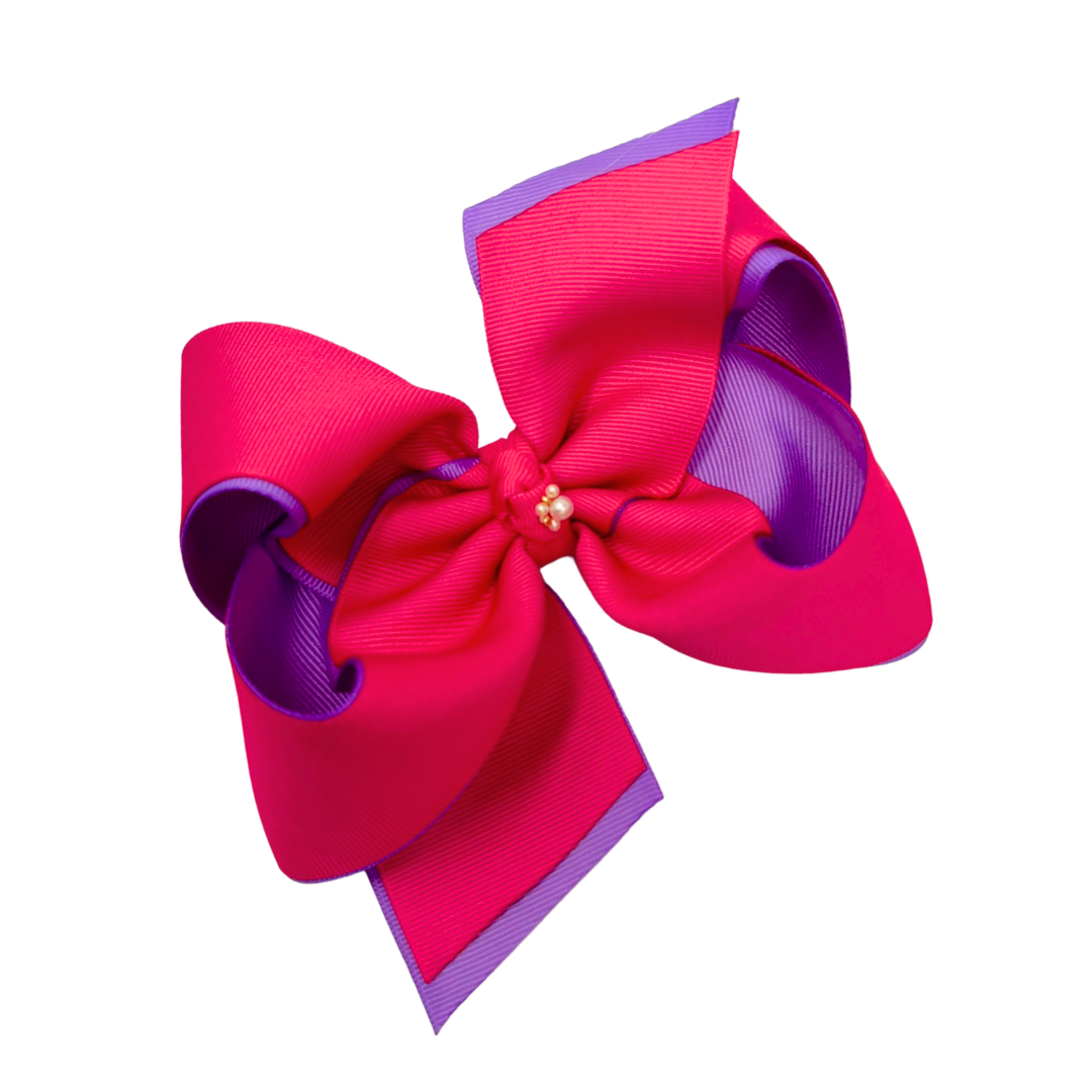 "Gros DUO: Fuchsia/Morado Lila"