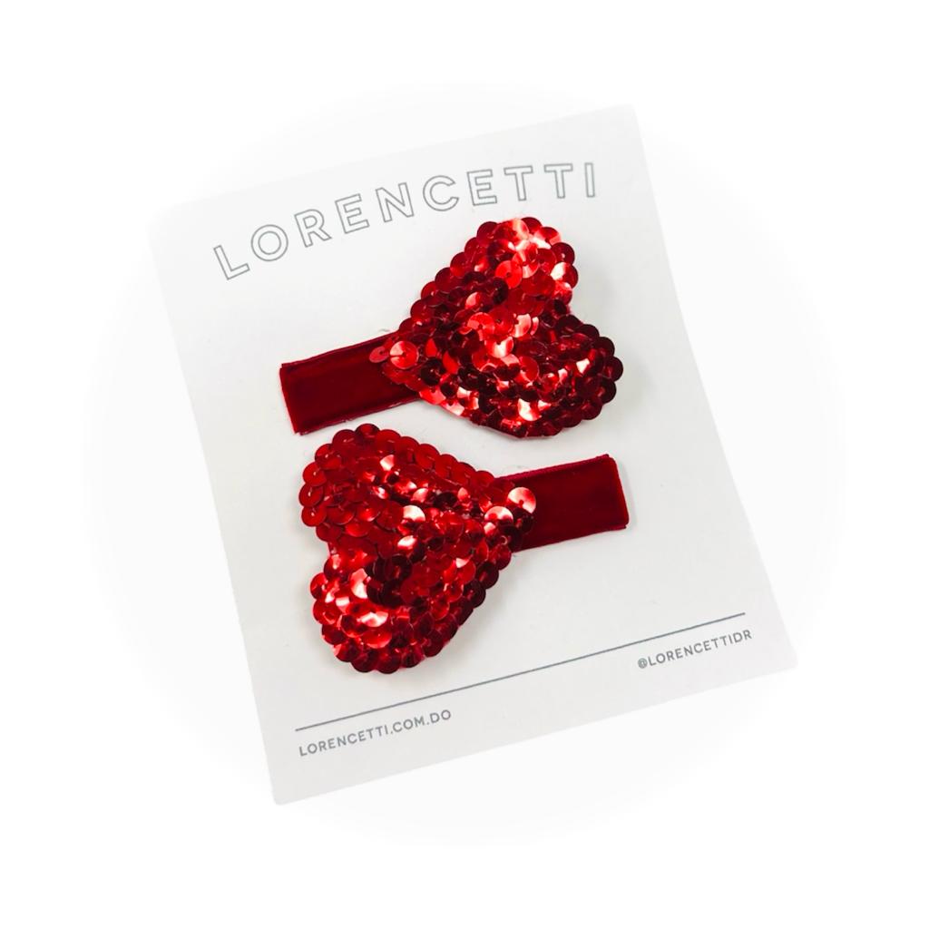 "Heart Lollipop: Set Pinzas"