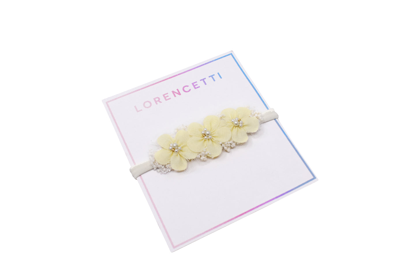 "Dainty Newborn: Amarillo Pastel"