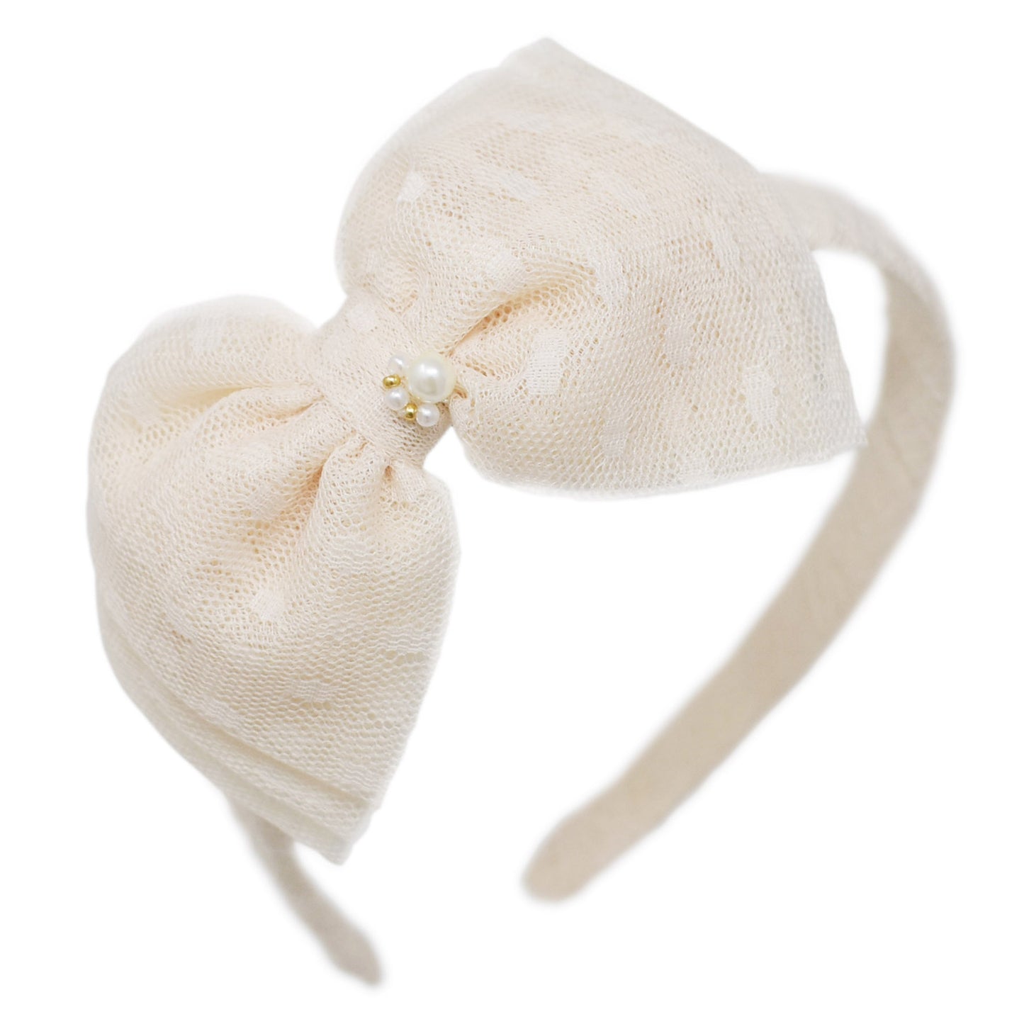 "Polka Cintillo: Beige"
