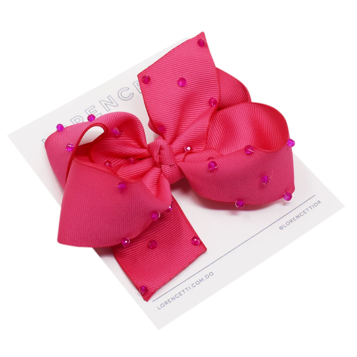 "Gros Mini Crystal: Fuchsia"