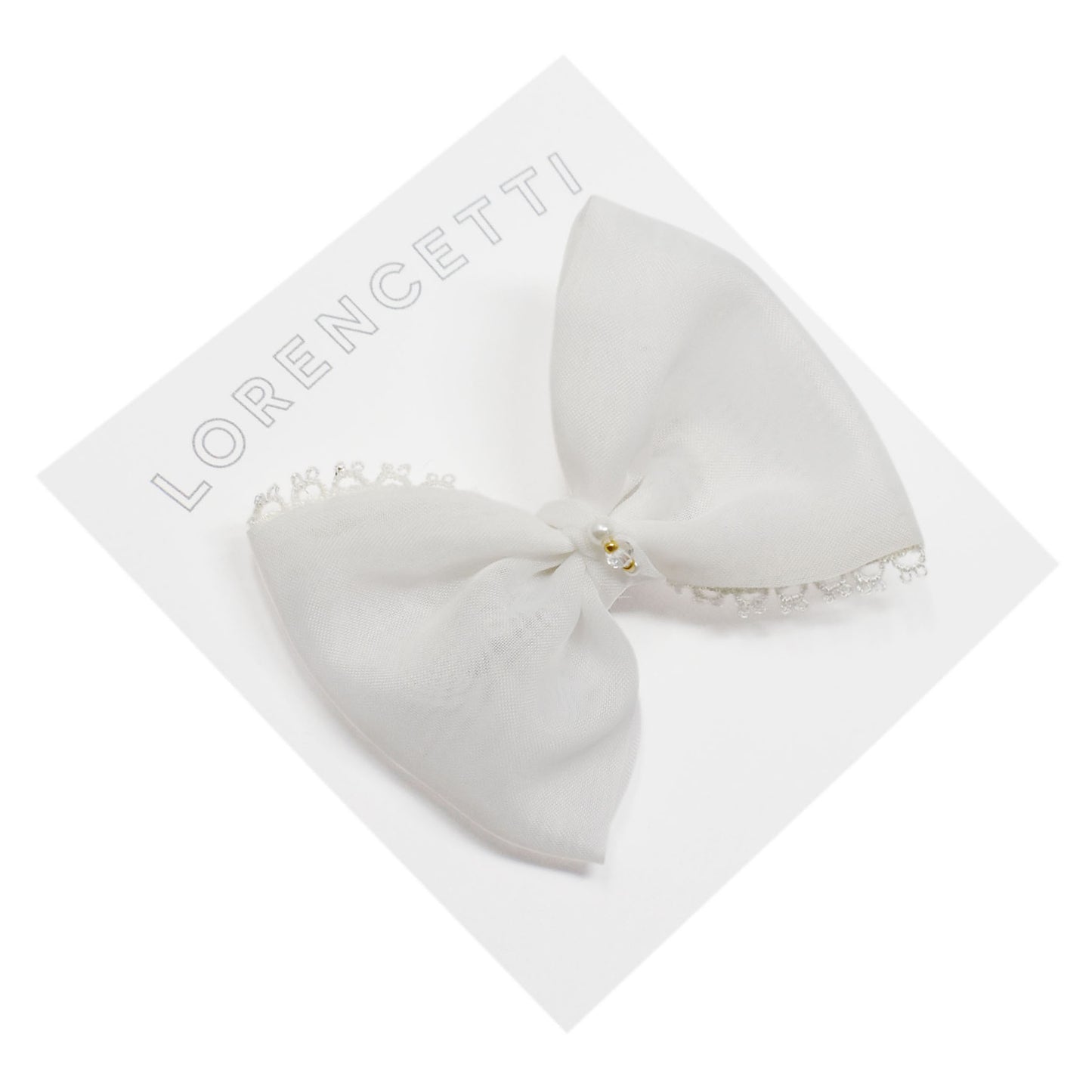 "White n' Airy: Bow"