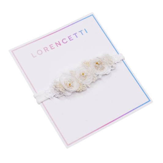 "Newborn Organdy: White"