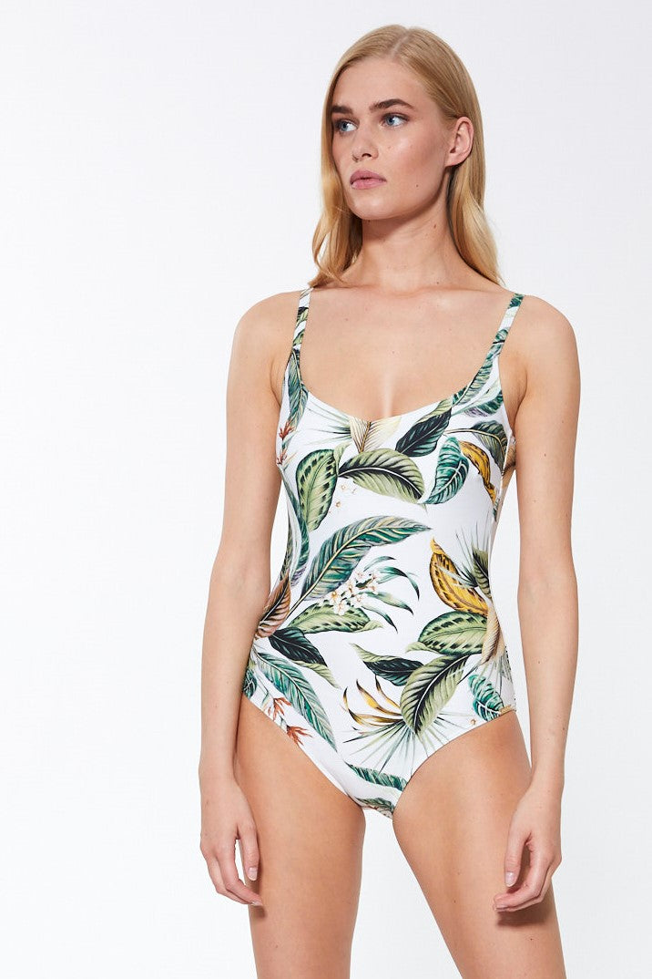 "Exotic Leaves: Traje de Baño"