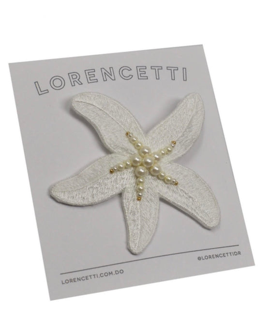 "Estrella de Mar Blanco: Tocado Mujer"