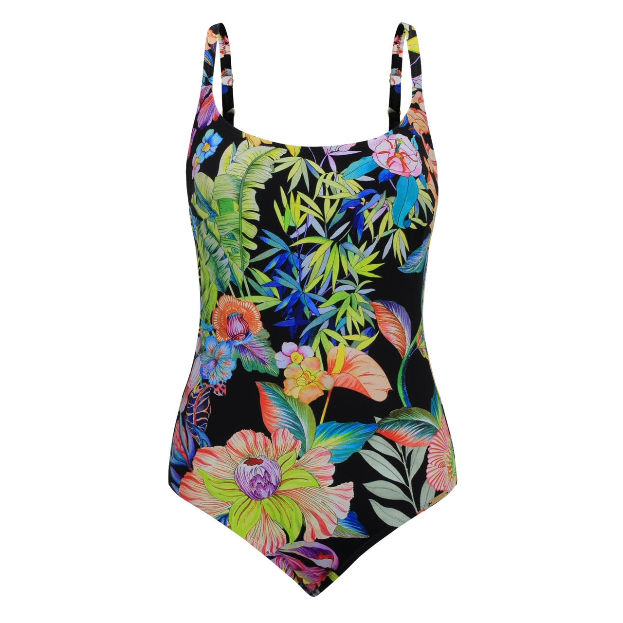 "Santorini Bay Black: Traje de Baño"