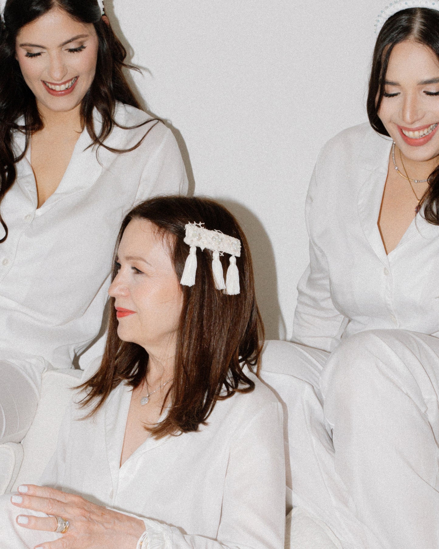 "Ivory Muse: Gancho Tassels"