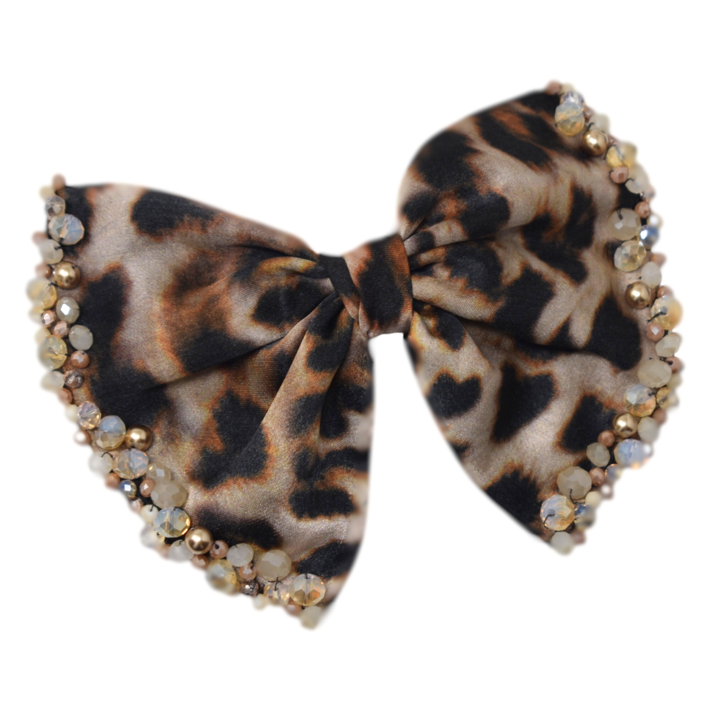 "Animal Print Delight: Midi Bow"
