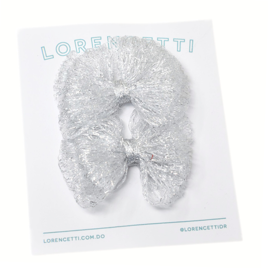 "Party Bows: Silver Holiday"