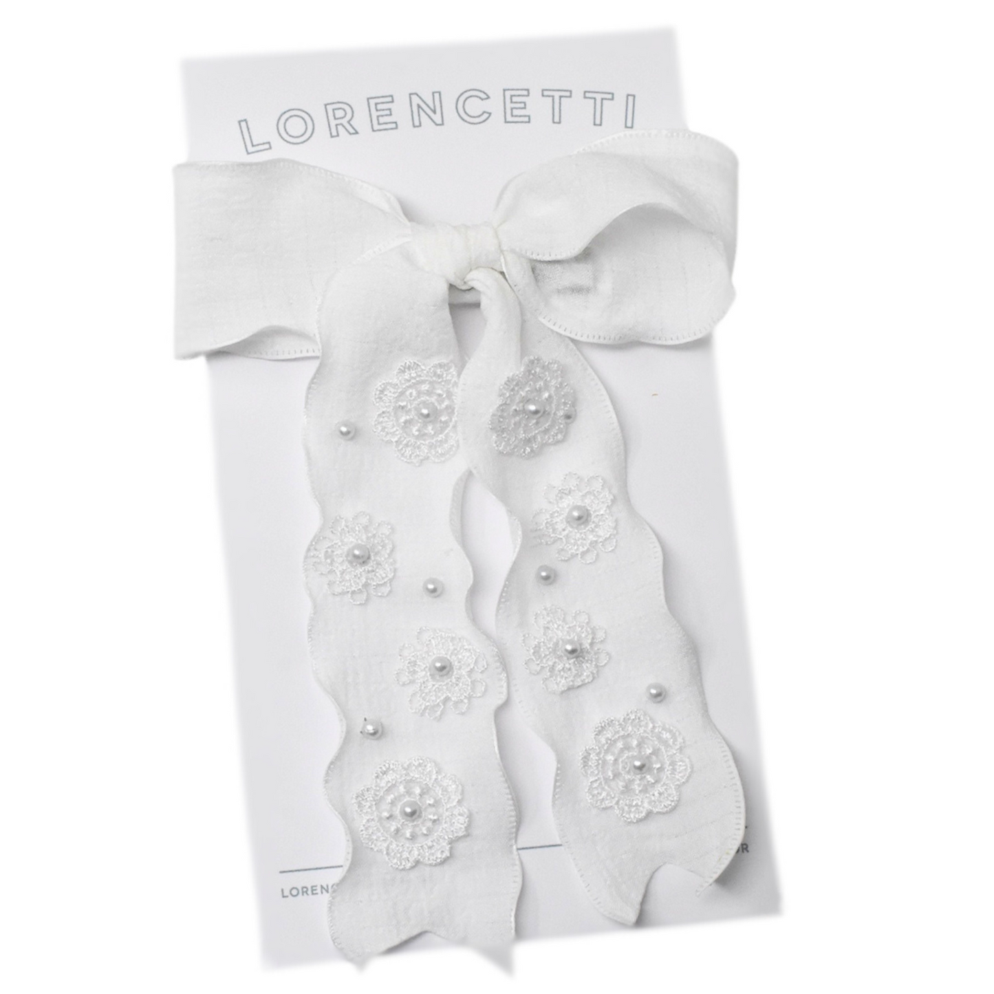 "Blossom Bow: WHITE"