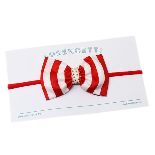 "Sra. Claus: Newborn Bow"