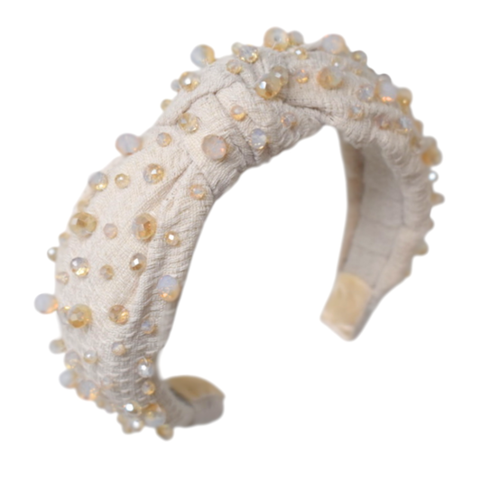 "Champagne Whisper I: Diadema Nudo"