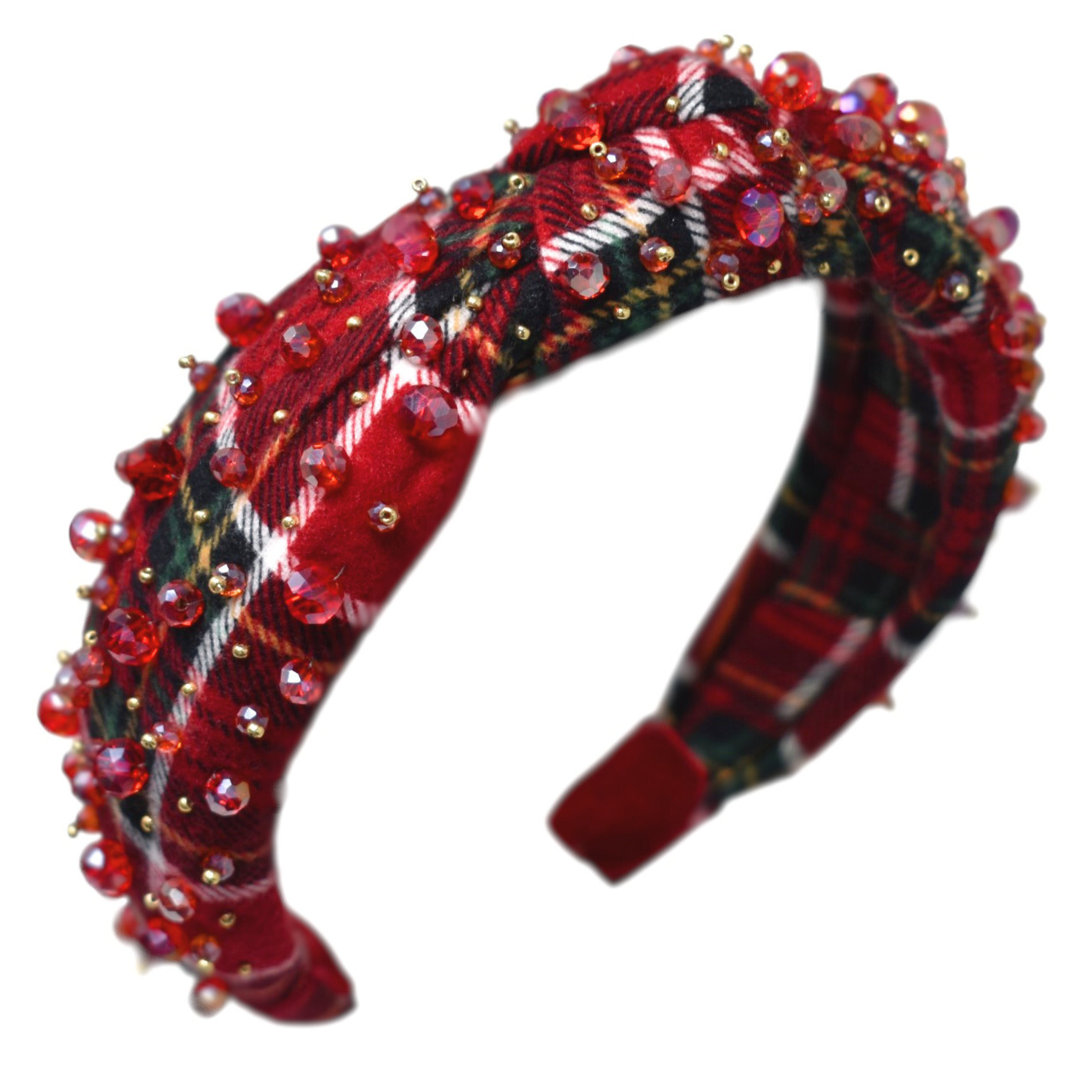 "Burgundy Bliss: Diadema Nudo"