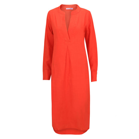 "Summer Linen Terracotta: Kaftan de Lino"