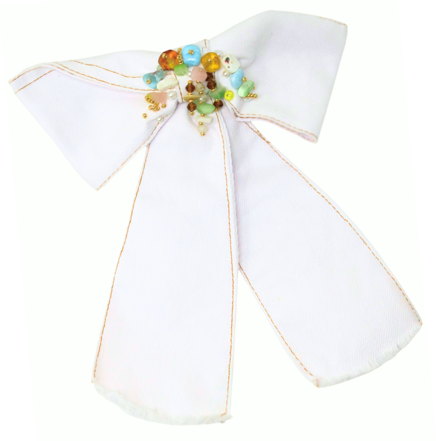 "Luz de Bachata White Bow"