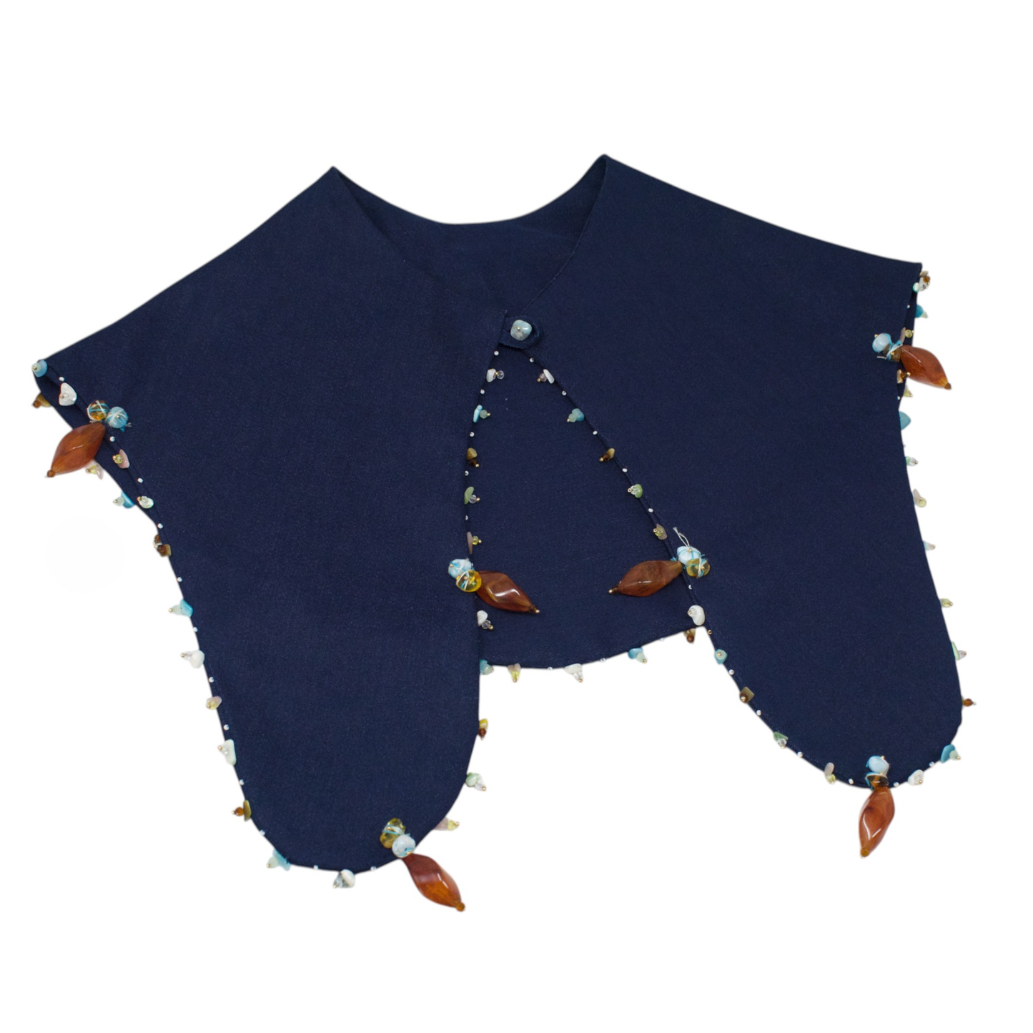 "Café en el Campo: Jean Shirt Collar "