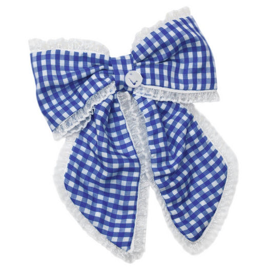 "Pretty Little Student Blue: Chic Bow"