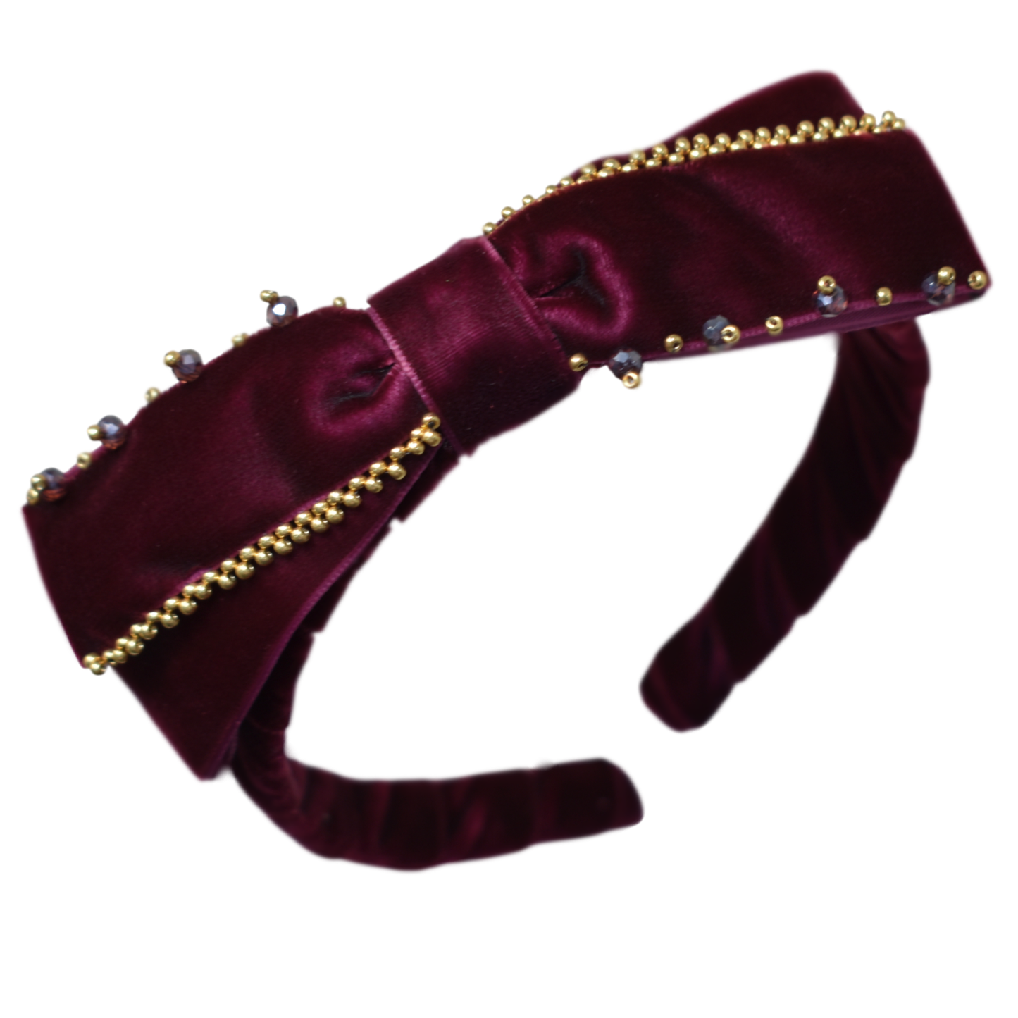 "Velvet Whisper: Cintillo Vino"