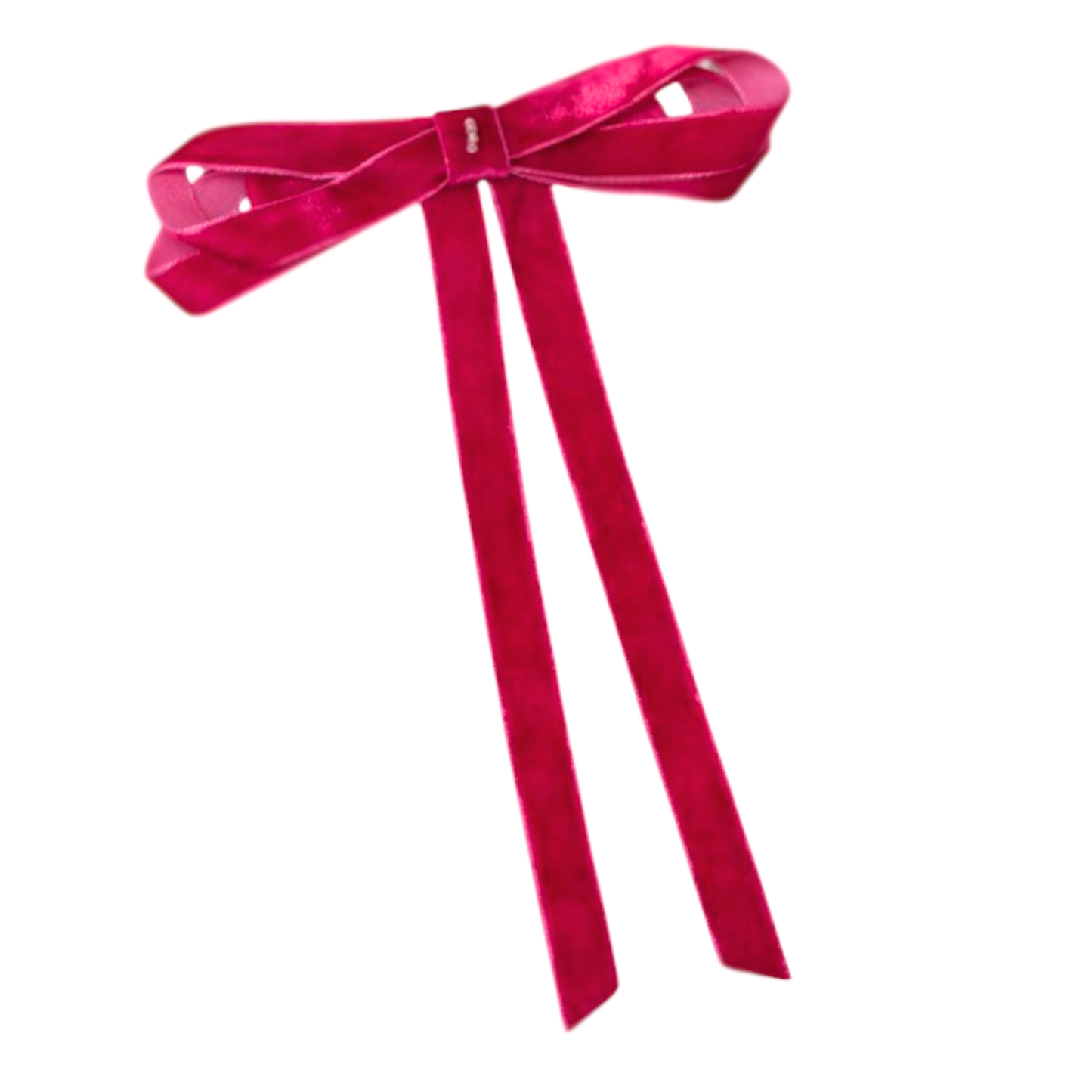 "Bunny Bow Tie Fuschia"