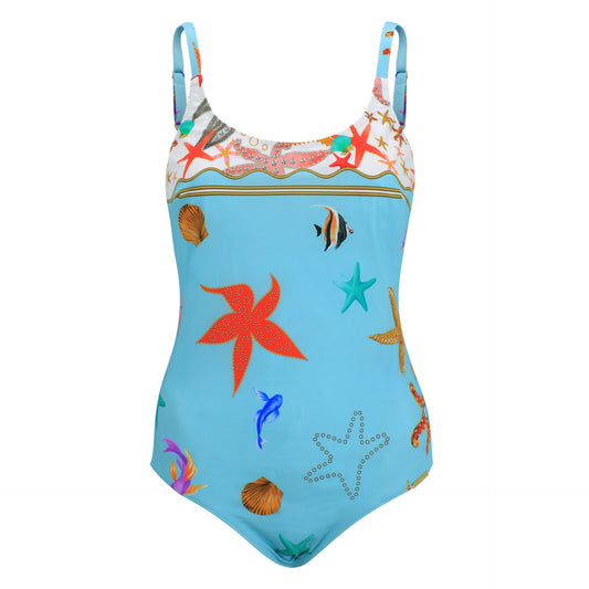 "Laguna Azzurra: Traje de Baño de Varilla"