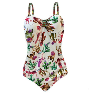 "Flawless Desert: Bandeau Swimsuit"