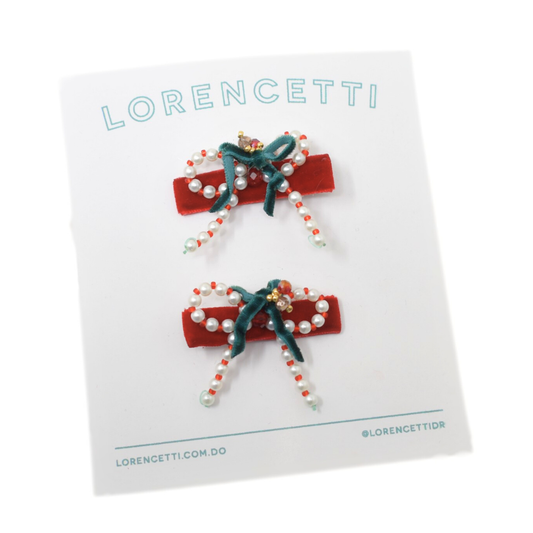 "Christmas Tokyo Hairclips: The Elf"