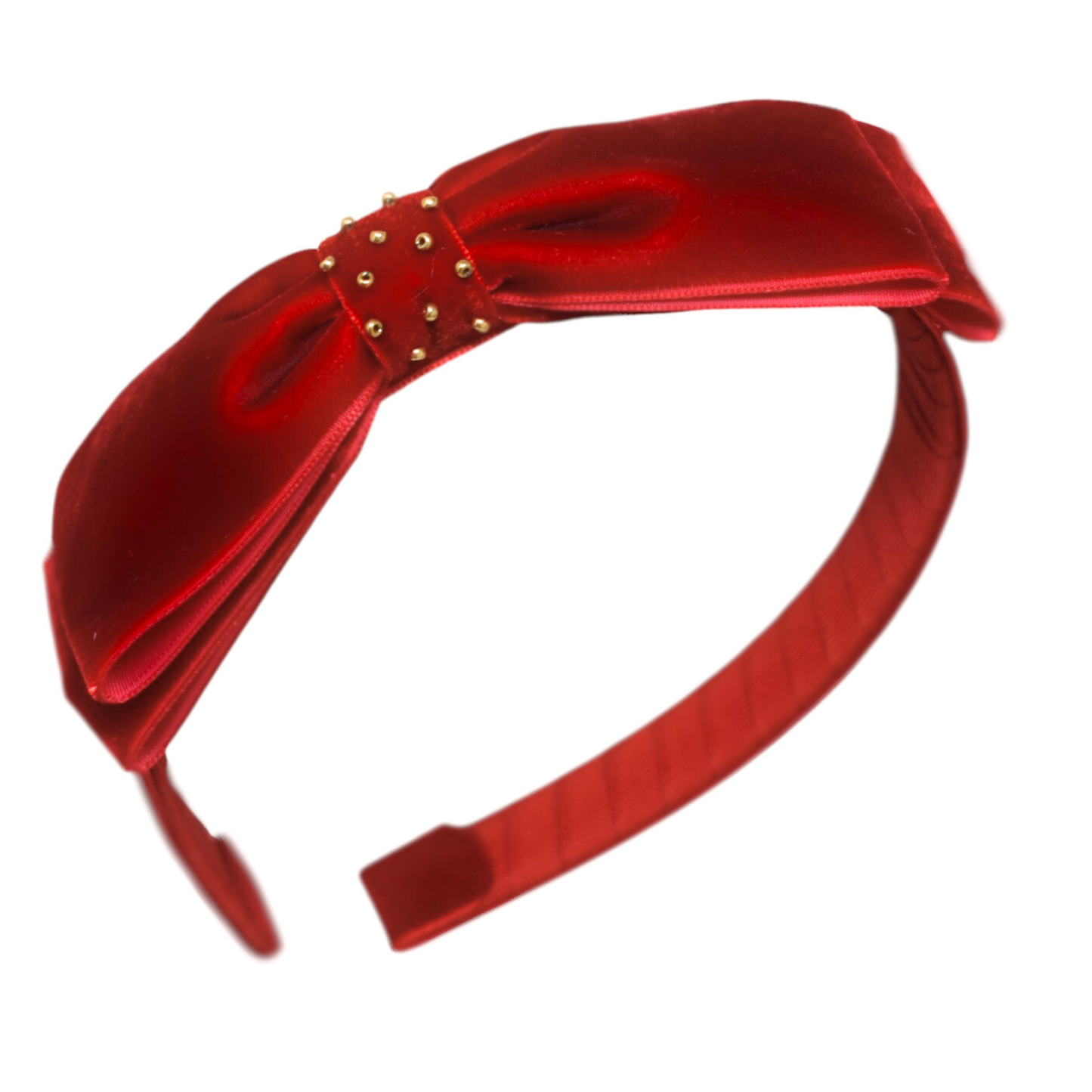 "Cintillo Triple: Velvet Red"