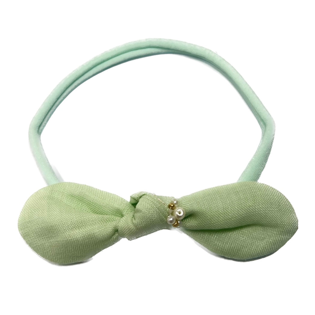 "Nudito Lino: Pastel Green"